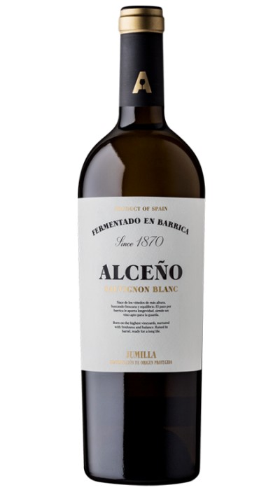 Alceño. D.O. Jumilla. Sauvignon Blanc. Fermentado en Barrica.